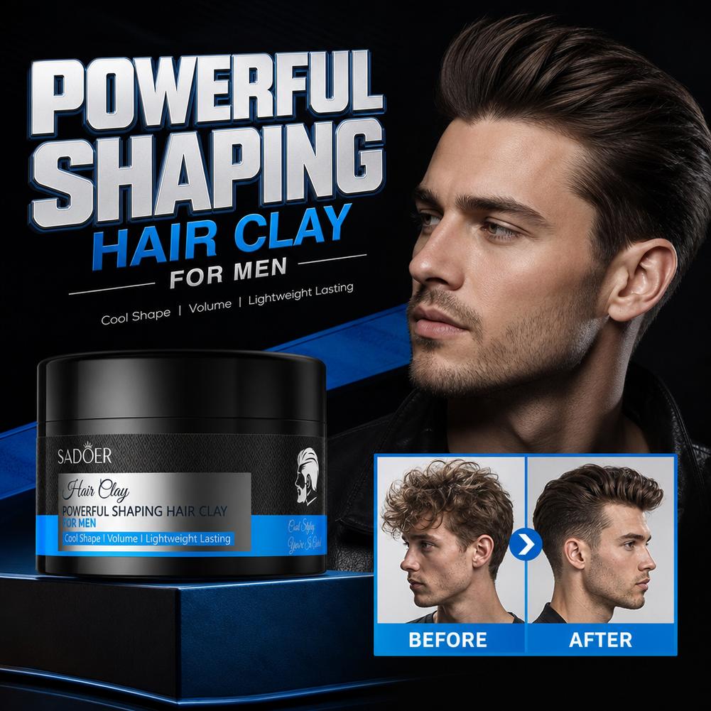 Men'S Grooming Cream - Матовая глина для укладки волос с