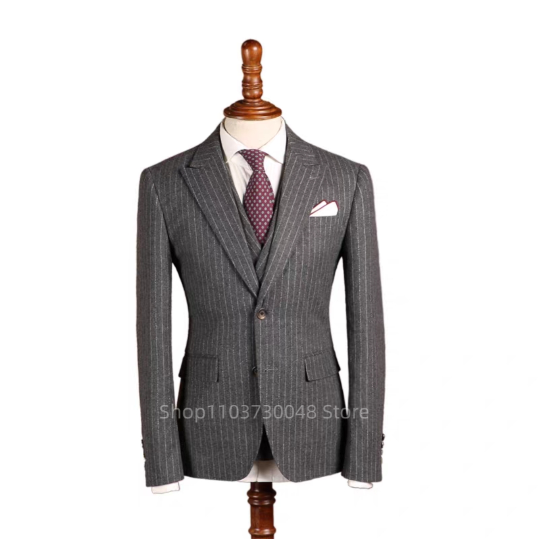 Новый серый мужской костюм в п – обзор и цена Men'S Grooming Jacket