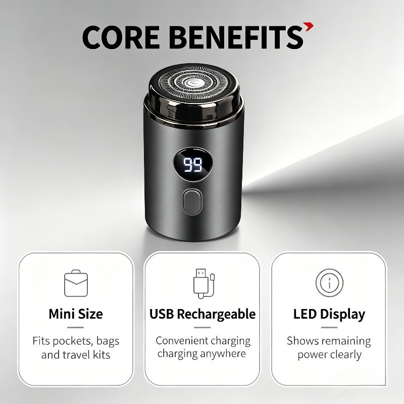 USB-заряжаемая водонепроницаем – обзор и цена Men'S Grooming Shaver